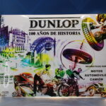 Cartel, chapa metálica “Dunlop. 100 Años de Historia”. 1988.
