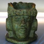 Reproducción del dios azteca de la lluvia Tláloc.
