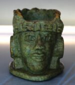 Reproducción del dios azteca de la lluvia Tláloc.