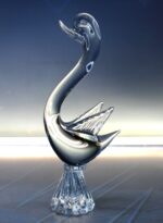 Cisne, pato en cristal de Murano.