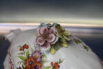 Sopera y fuente porcelana o loza Made in Italy. Pintado a mano. Vintage. - Imagen 8