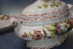 Sopera y fuente porcelana o loza Made in Italy. Pintado a mano. Vintage. - Imagen 6