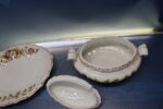 Sopera y fuente porcelana o loza Made in Italy. Pintado a mano. Vintage. - Imagen 5