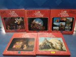 5 box albums, LPs discos, con libretos, LA MUSICA ELEGIDA. DEUTSCHE GRAMMOPHON. COMPLETA. 1981. dos de ellos nuevos precintados