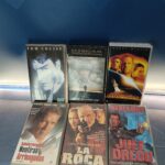 6 películas años 90, Vhs, La roca, The firm, Mentiras arriesgadas, Armageddon y mas