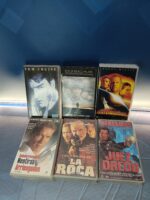 6 películas años 90, Vhs, La roca, The firm, Mentiras arriesgadas, Armageddon y mas