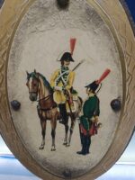 Marco de madera ovalado, dragones del regimiento caballería española 42x28 cm - Imagen 10
