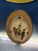 Marco de madera ovalado, dragones del regimiento caballería española 42x28 cm - Imagen 7