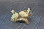 17. Porcelana Casades: Pareja de pájaros en una rama. Vintage. - Imagen 2