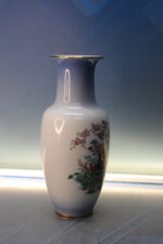 23. Jarrón de porcelana China. Pintado a mano. Vintage. - Imagen 7