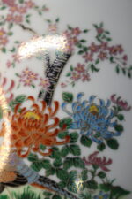 23. Jarrón de porcelana China. Pintado a mano. Vintage. - Imagen 3