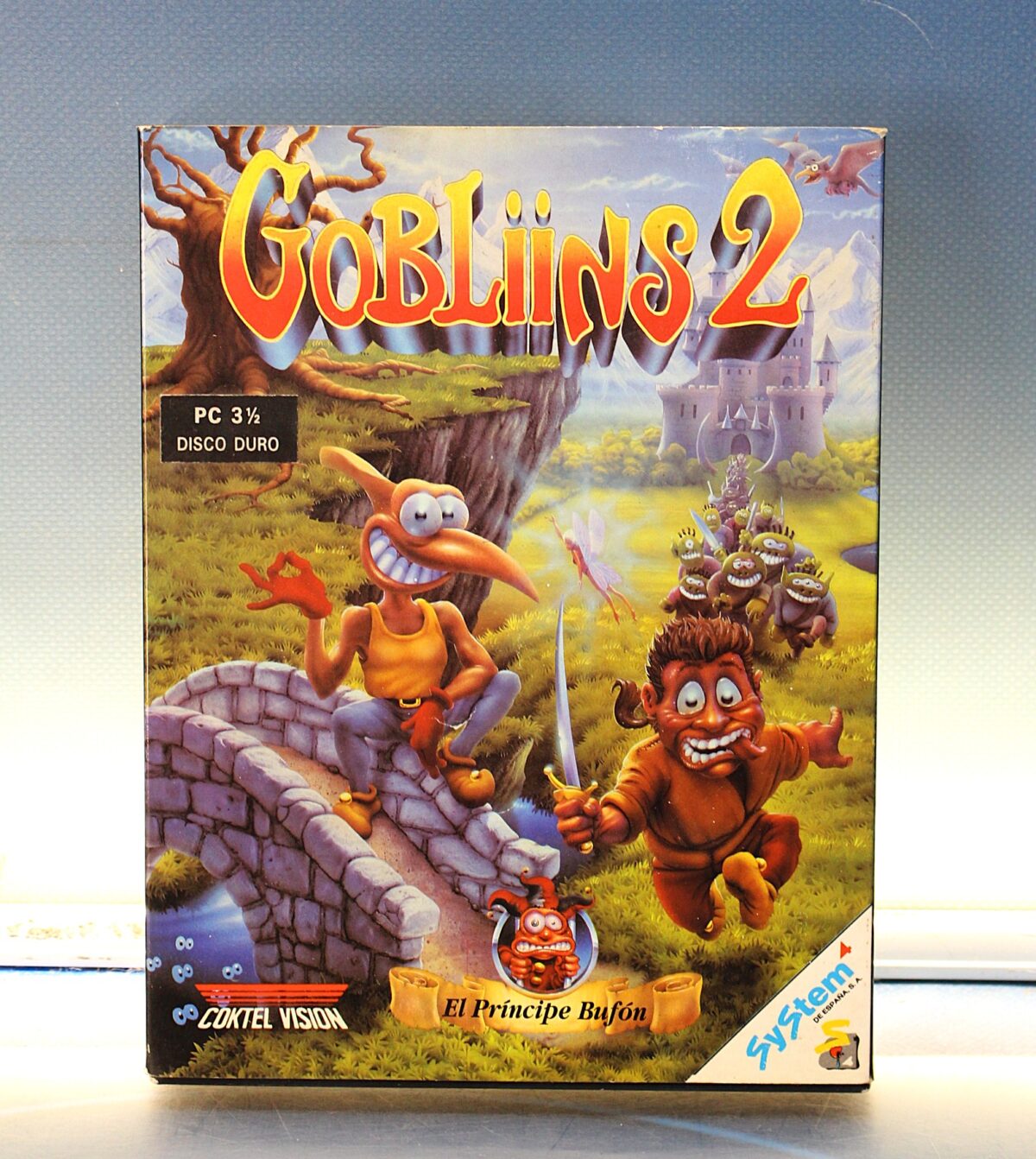 IMG_5482 Videojuego PC caja grande: Gobliins 2: El Príncipe Bufón. Coktel Vision, 1992. - Imagen 1