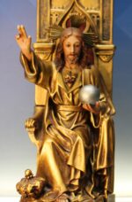 Cristo Rey. Sagrado Corazón de Jesús en el trono, entronizado. - Imagen 2