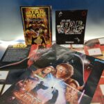 material star wars, album sin usar, 2 posters, todo sobre la saga (fotogramas)