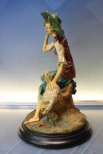 Reproducción en resina de figura “Pastora” de Giuseppe Armani, Capodimonte. - Imagen 4