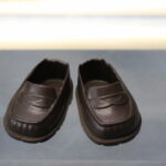 08. Zapatos, mocasines marrones de Nancy de Famosa. Originales, años 70.