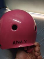 Casco Oxelo rosa Talla 50-54 - Imagen 4