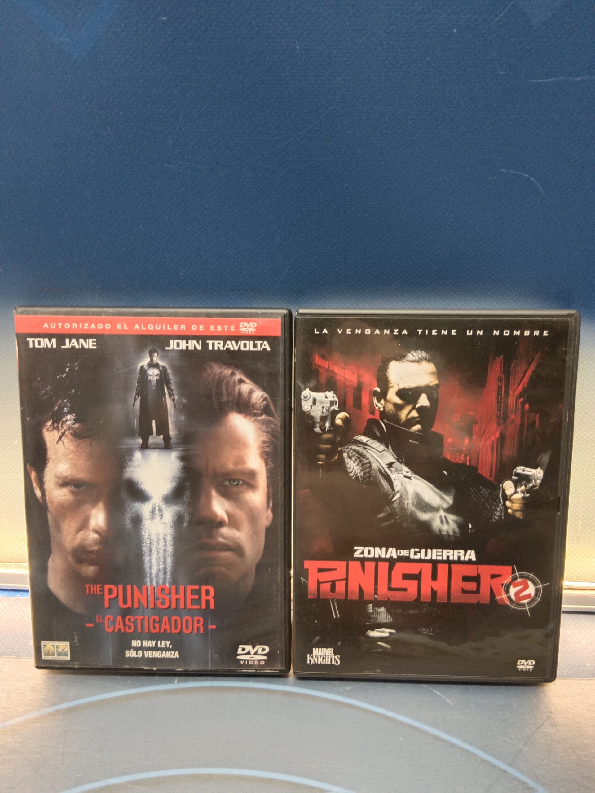 IMG_20260713_173925 2 DVDs: The Punisher + Punisher 2 Zona de Guerra - Imagen 1