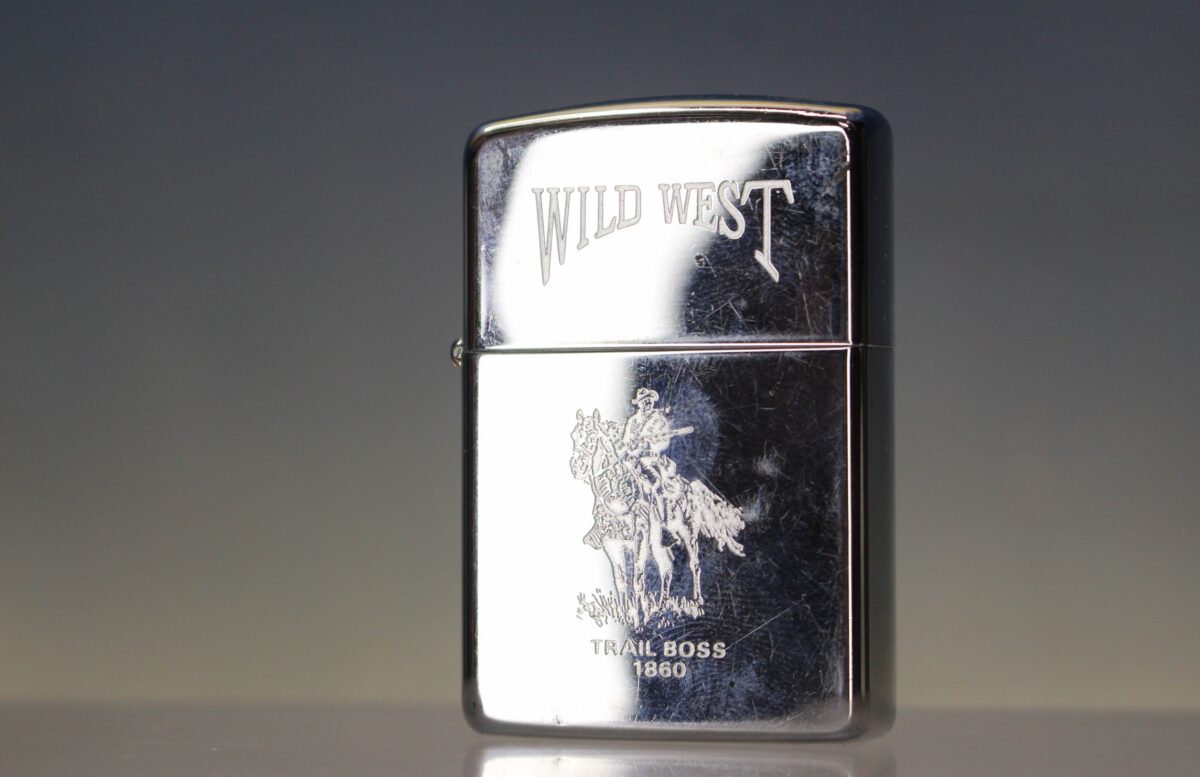 IMG_0455 10. Zippo vintage Wild West “Trail Boss 1860”, B - VII. 1991. - Imagen 1