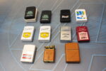 11 mecheros de gasolina, tipo Zippo, publicidad bebidas. Años 90. - Imagen 2
