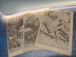 3 antiguos PERIÓDICOS, FOTOS, FALANGE nº 50, 53 y 57, 1938