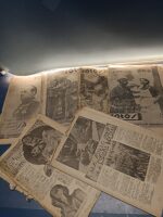 6 antiguos PERIÓDICOS, 2 de ellos sin portada, FOTOS, FALANGE nº 22,23,25,26 y mas, año 1937