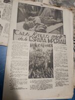 6 antiguos PERIÓDICOS, 2 de ellos sin portada, FOTOS, FALANGE nº 22,23,25,26 y mas, año 1937 - Imagen 19